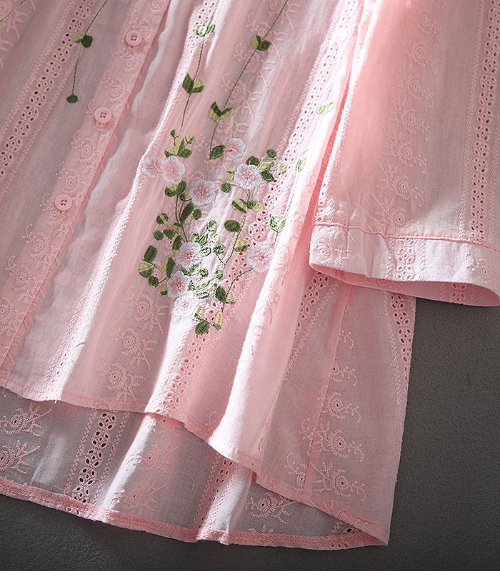 Radiate Elegance with Our Peach Embroidery Tunic for Women