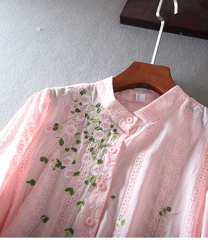 Radiate Elegance with Our Peach Embroidery Tunic for Women