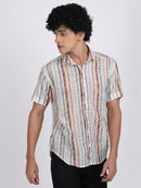 Cream Dual Fusion Crochet Shirt