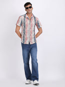 Rose Pink Dual Fusion Crochet Shirt