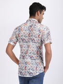 Catskill White Dual Fusion Crochet Shirt