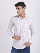 Light Purple Popcorn Print Premium Full Sleeves Shirt