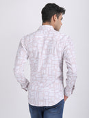 Light Purple Popcorn Print Premium Full Sleeves Shirt