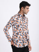 Multi Popcorn Print Premium Full Sleeves Shirt