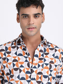 Multi Popcorn Print Premium Full Sleeves Shirt
