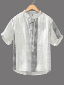 Minimalist Style: Casual Striped Kurta for Men