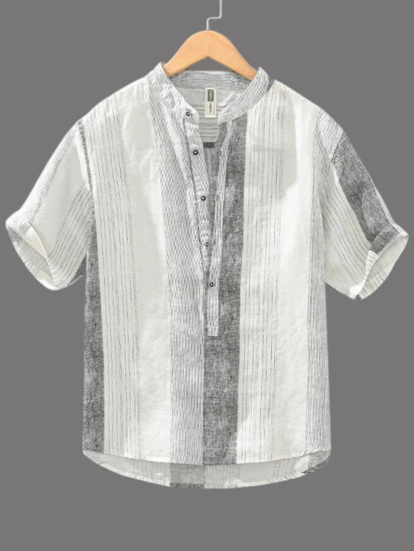 Minimalist Style: Casual Striped Kurta for Men