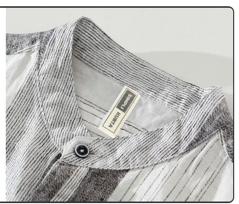 Minimalist Style: Casual Striped Kurta for Men