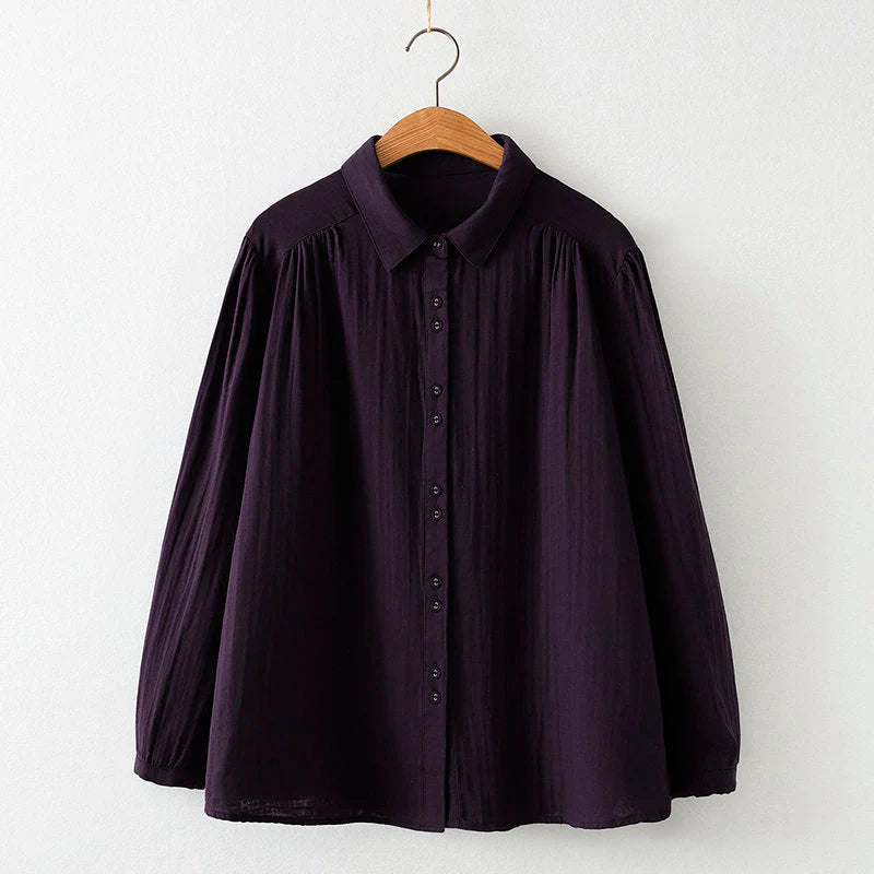 Chic and Timeless Long-Sleeve Button-Up Shirt