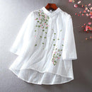 Simplicity Meets Style in Our White Embroidery Tunic