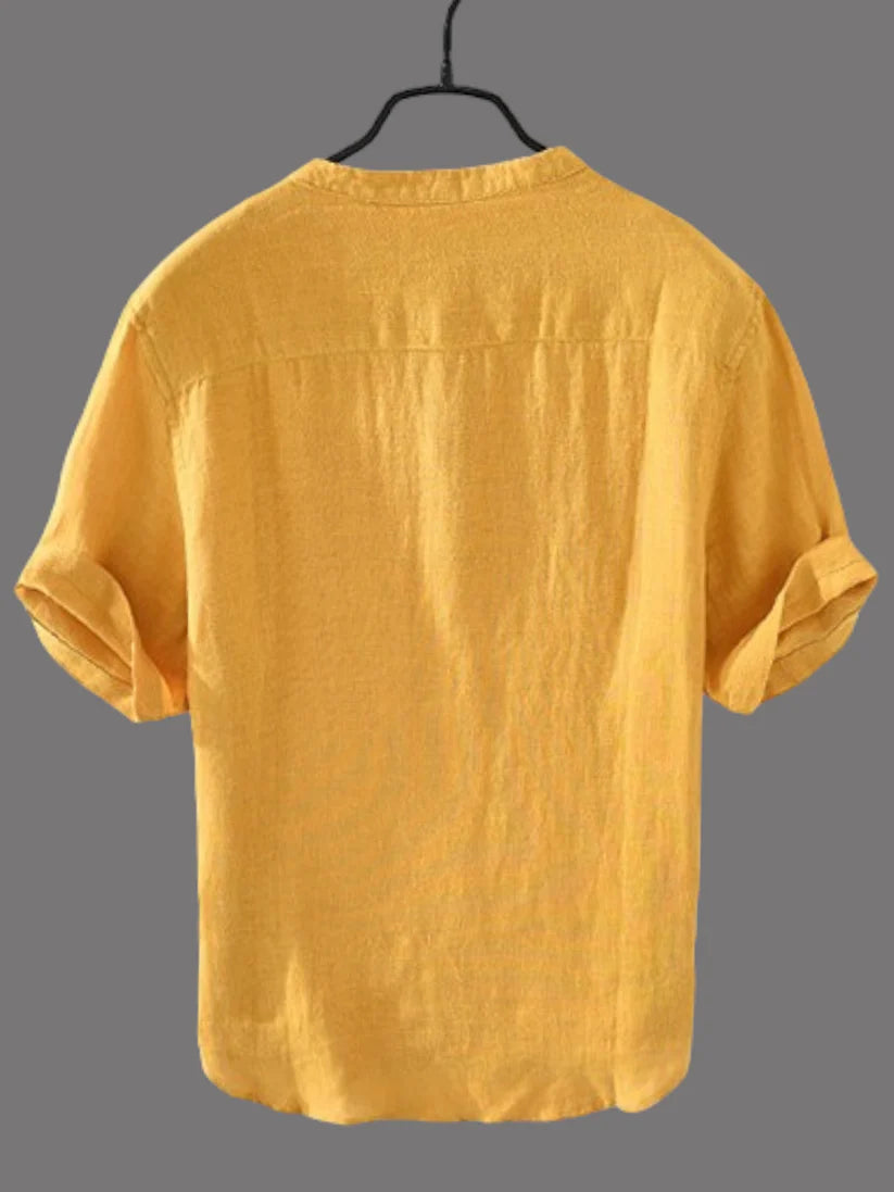 Add a Pop of Color In Your Style: Men's Bright Lemon Kurta Shirt