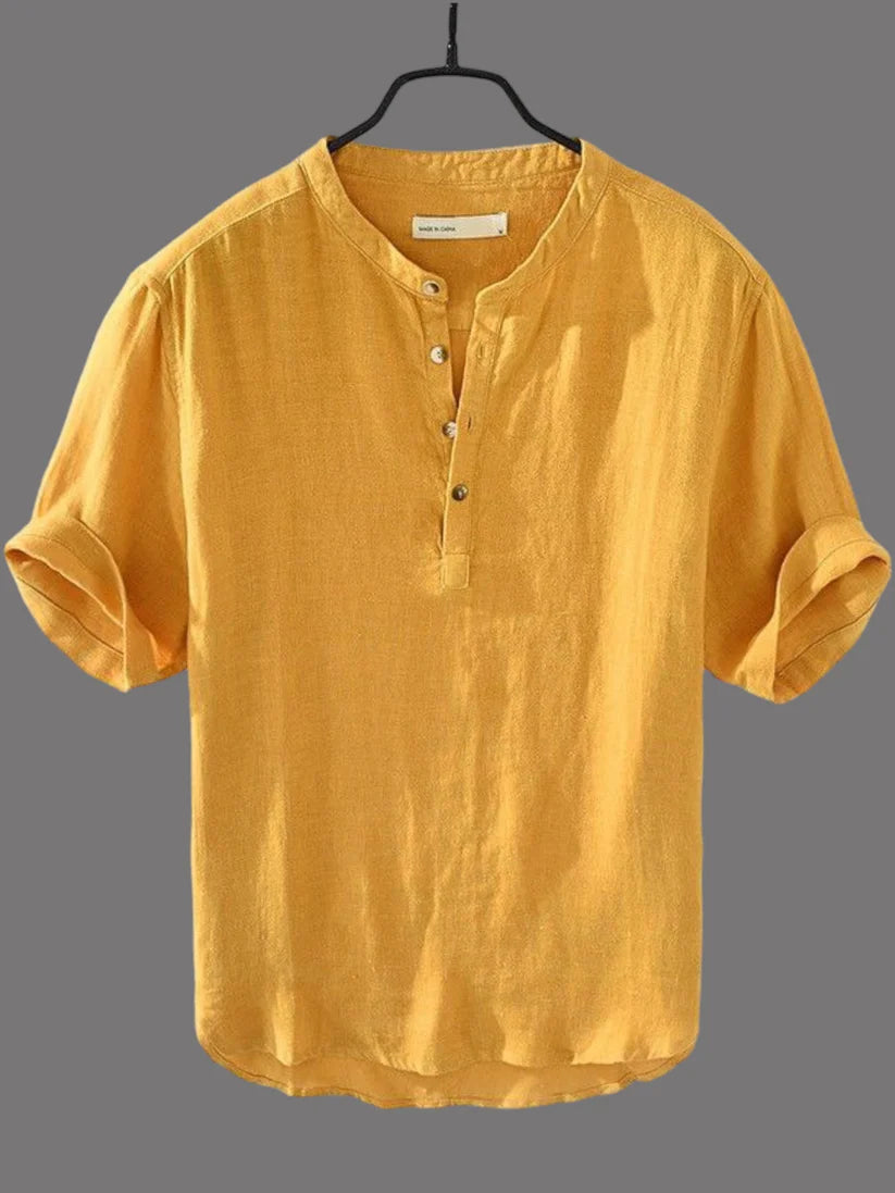 Add a Pop of Color In Your Style: Men's Bright Lemon Kurta Shirt