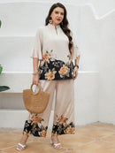 Breezy & Beautiful – Floral Palazzo Set for Every Season