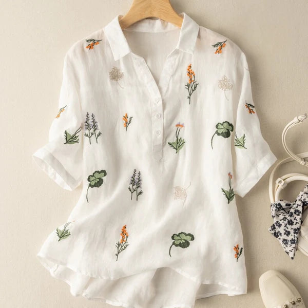 Bright and Beautiful: The Perfect White Embroidered Tunic