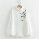 Women's White Embroidered Tunic: Simple, Stylish, and Versatile