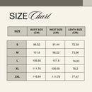 Blue long top-tunic for women